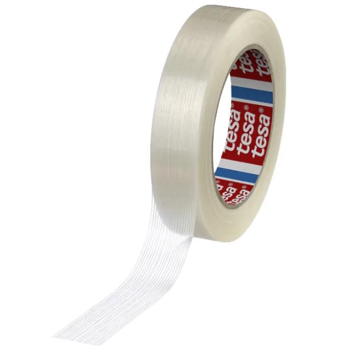 Tesa 4590 Glass Fiber Filament Tape 38 X 50 , For Bundling, Palletizing And Reinforcing Cartons