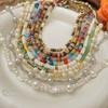 Handmade High-End Beaded Necklace: Versatile, No-Fade Natural Stone Design for Women