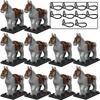 Military Building Blocks Solider Knights Figures Gifts Equipments Accessories Mount Medieval Ancient Warhorse Saddle Horse Rope