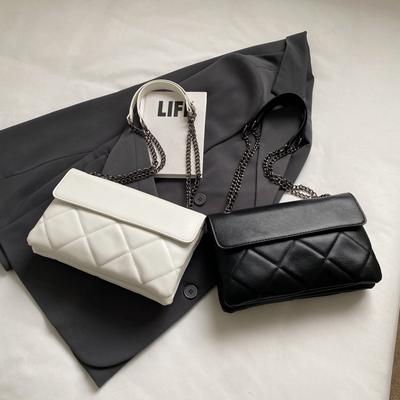 Τσάντα ρόμβος γυναικεία αλυσίδα ώμου μασχάλης νέα δημοφιλής τσάντα αγγελιοφόρου απλή και μοντέρνα μικρή τετράγωνη τσάντα