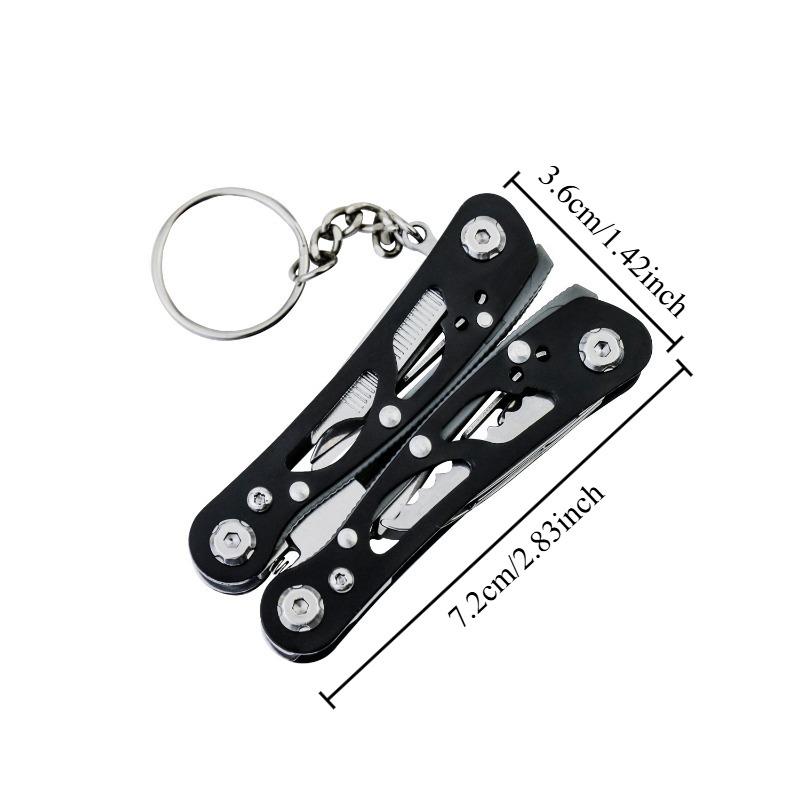 Outdoor All Steel Multifunctional Pliers Mini Function Combination Folding Knife Pliers Home Emergency Tool