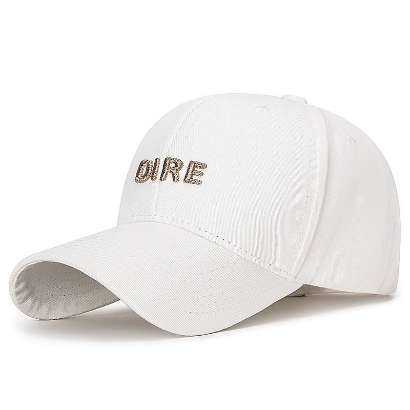 Cappellino da Baseball per Donna Uomo con Design a Lettera 3D Ricamata Protezione Solare Regolabile per Uso Casual