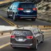 2pcs For 2017-2023 Chrysler & Pacifica Voyager Bumper Reflector Lights Function as Tail, Brake & Rear Fog Lamps  Re