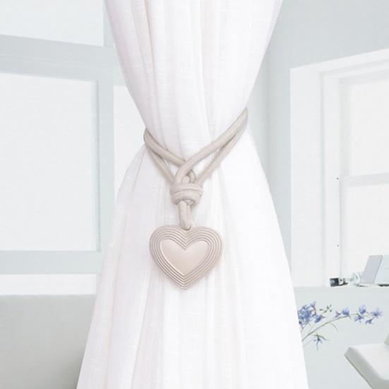 Stylish Heart Window Curtain Tie Rope Tieback Holder Bedroom Home Decoration