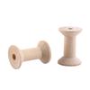 10pcs 1.85 X 1.22in Natural Wood Thread Spools Lightweight Wooden Spools  DIY Sewing