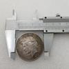 Vintage 1922 USA Silver Dollar Replica - Silver-Plated Brass with Aged Finish in Antique Style