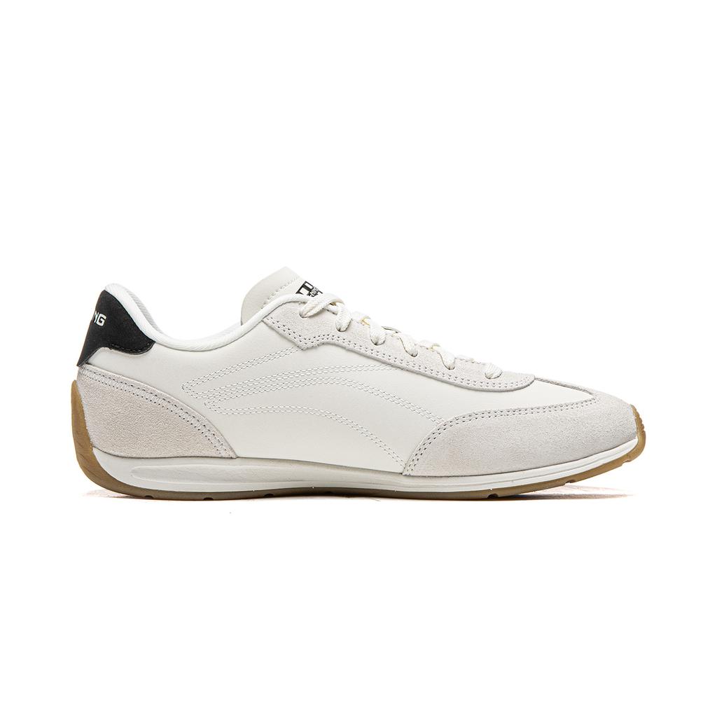Li Ning Turbo Classic Dünne Sohle Retro Lässig Mode Bequem Leicht Rutschfest Abriebfest Low-Top Lifestyle Schuhe Herren Sneaker AGLV127-3