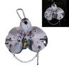 Stilvoller Schlüsselanhänger mit Blume Elegantes Schmetterlingsdesign Leichtes Stabiles Kunststoffzubehör