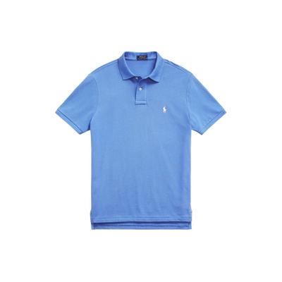 Polo Logo Brodé Polo à Manches Courtes Homme tops Bleu Bleuet 710536856-403