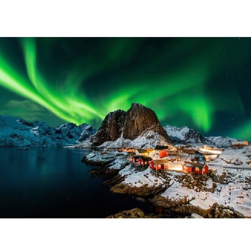 Northern Lights 1000 Piece Puzzle Paper Cultural Scenery Adults Game Challenging