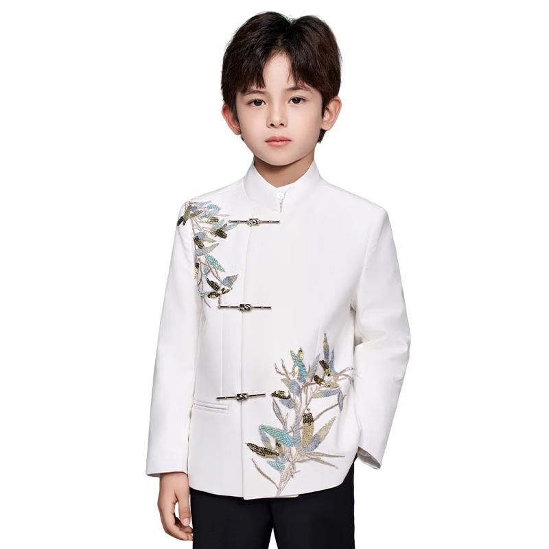 

Luomeng Boys Formal Performance Suit Set - White 170