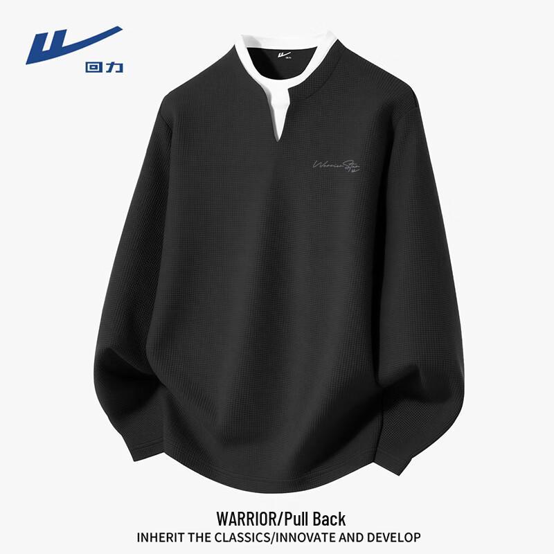 Warrior Men s Waffle Knit Long-Sleeve T-Shirt 3XL