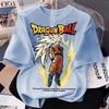 2026 Dragon Ball Z Super 3 Goku Printed Boys' Crew Neck Short‑sleeve Loose Summer Pure Cotton Trendy Anime T‑shirt