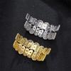 Top & Bottom Set Hiphop Teeth Grillz Removable Design Dental Grills Tooth Caps  Dental Crown