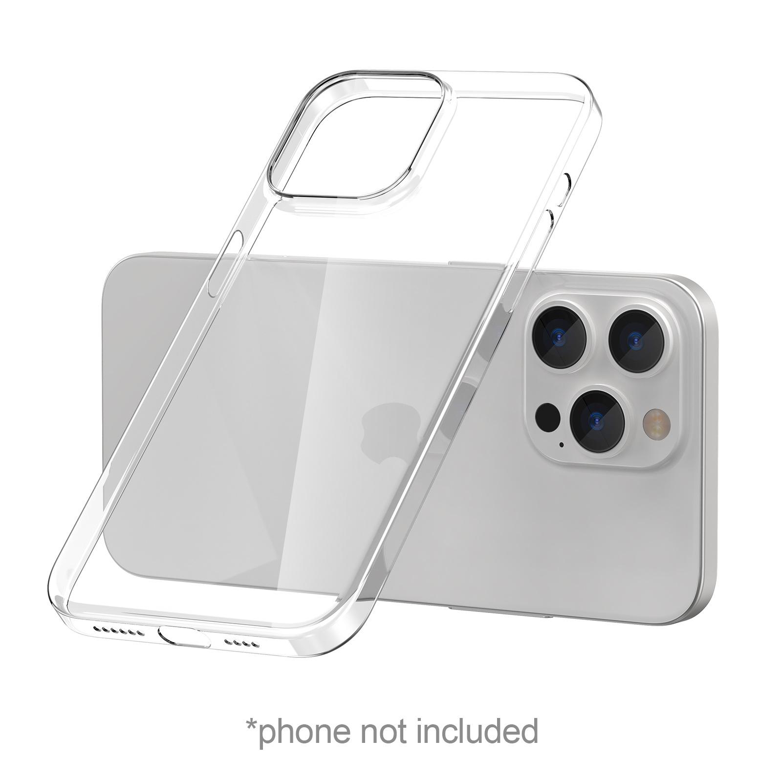 

Ультратонкий прозрачный чехол из полипропилена и термополиуретана для iPhone 11-15 Pro Max iPhone 15 Pro Max