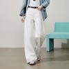 Women's Textured Straight-Leg Wide-Leg Jeans