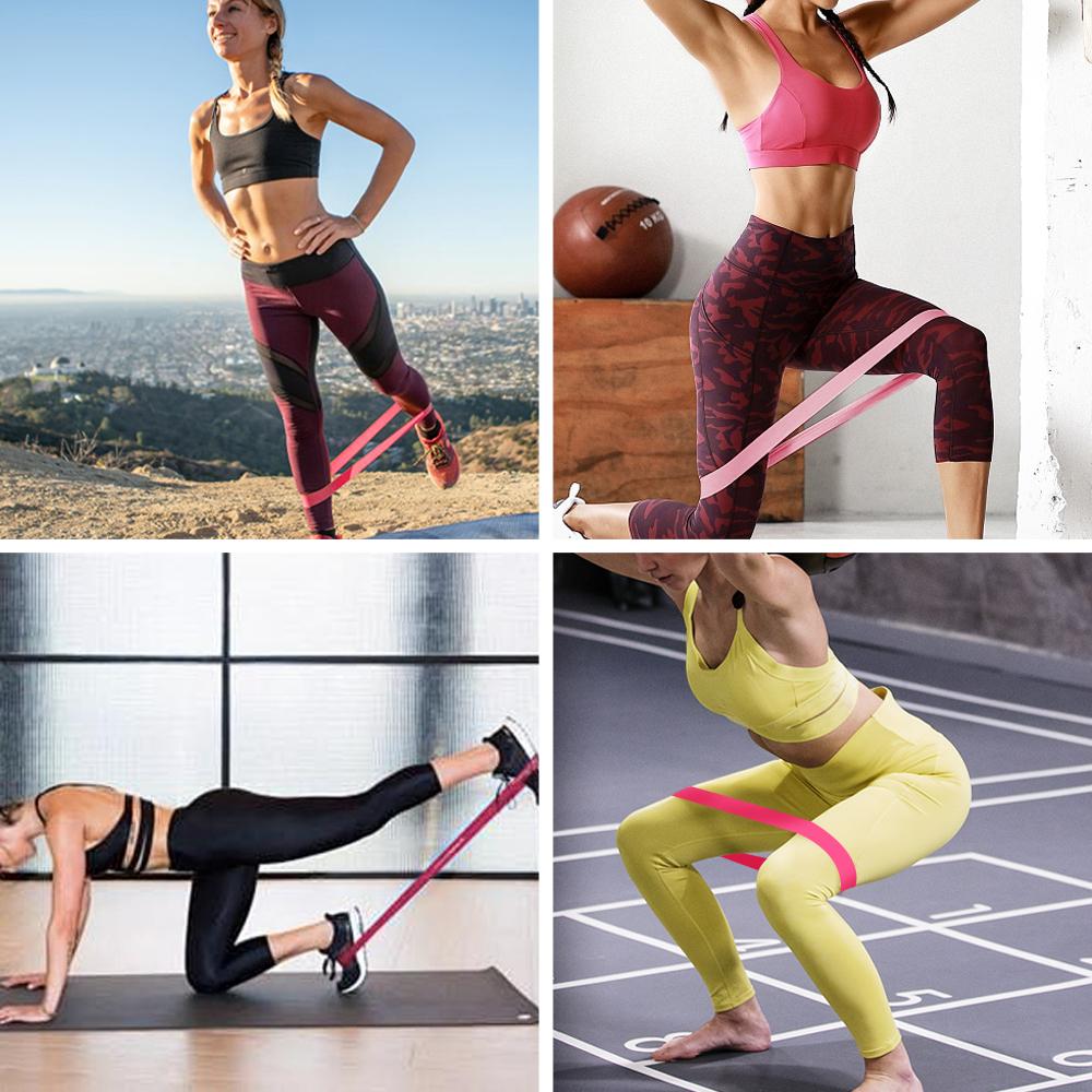 Fitness Elastic Resistance Bands Home Training Yoga Sport Resistance Bands Stretching Pilates Workout Gym Equipment