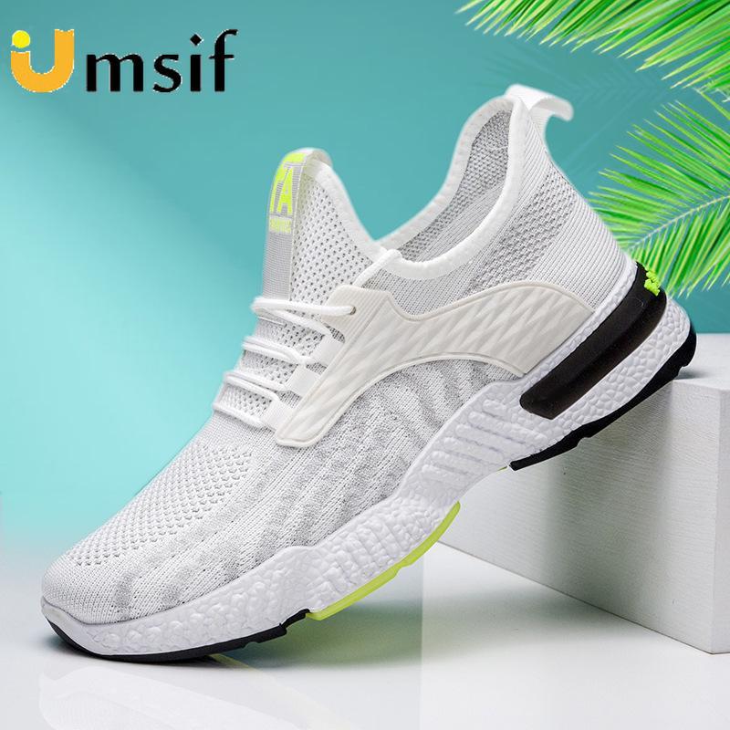 Sommer nye menns pustende mesh joggesko damesko mote par fritidssko menn