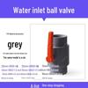 Grijze PVC Kogelkraan: Maten 20-110, Schroefdraad, Kunststof Waterleiding Schakelaar