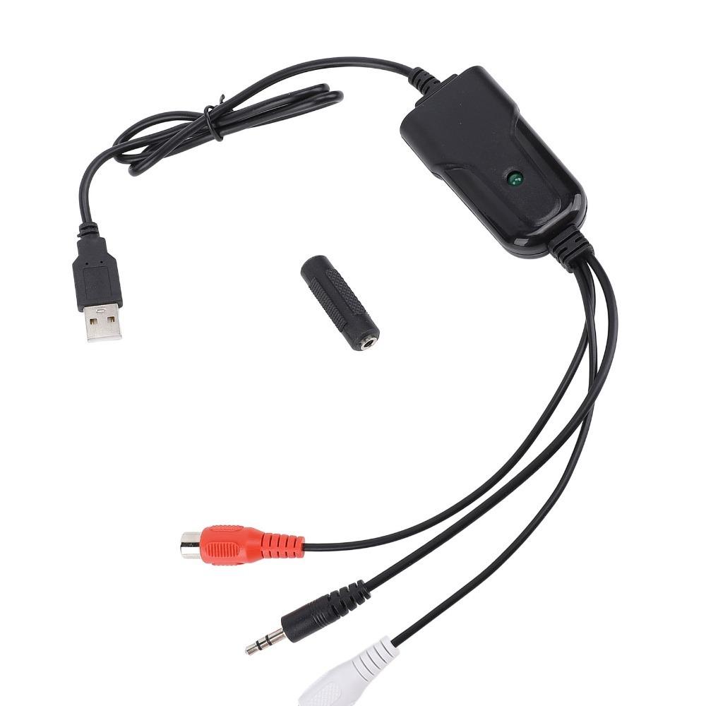 USB 2.0 USB Sound Capture RCA L/R Input Cassette Tape Converter Cassette Tape Digitizing