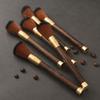 Durable Coffee Cleaning Brush Flexible Espresso Machines Brush Wood Coffee Grinder Brush Perfect for Home and Office