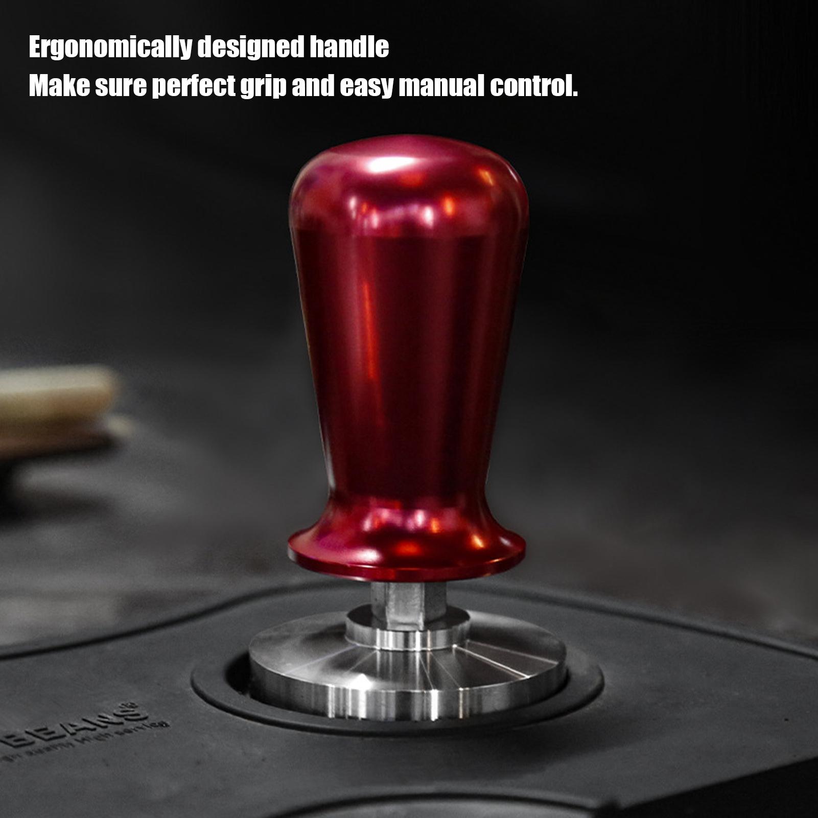 

57.5mm Stainless Steel Coffee Tamper Powder Flat Pressure Press Hammer Tool Coffee Accessories