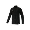 Soccer/Football Training Sports Stripe Stand Collar Jacket Black Men's GS4709