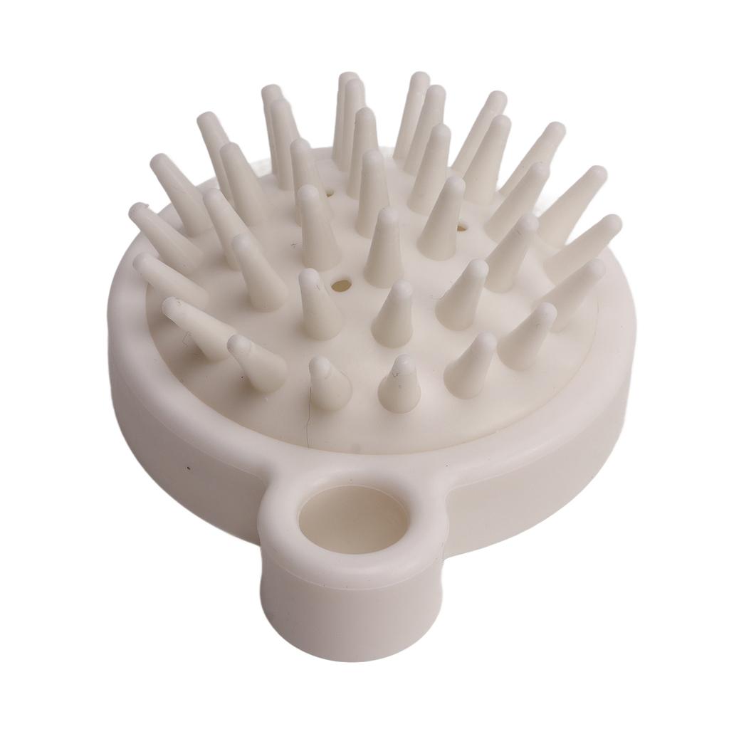 Hair Scalp Massager Silicone Shower Shampoo Brush Scalp Cleaning Scrubber Tool
