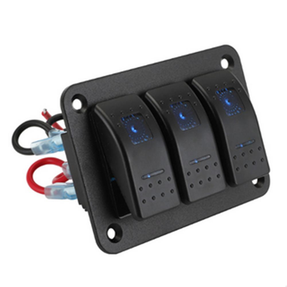 Customizable Layout Car Switch Panel Low-Light Conditions Built-In LED Lights Easy Installation Flexible Arrangement