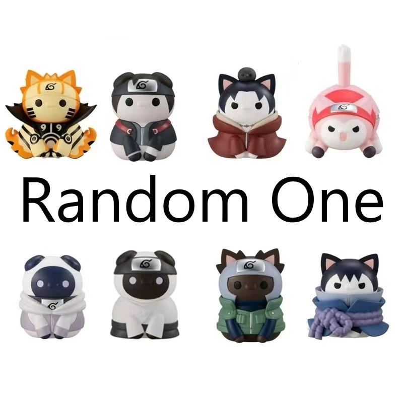 Naruto Katzen-Serie Heiß Anime Figur Niedliches Tier Sasuke Sakura Hinata Figur Kawaii Jiraiya Itachi PVC Modell Für Geburtstagsgeschenk