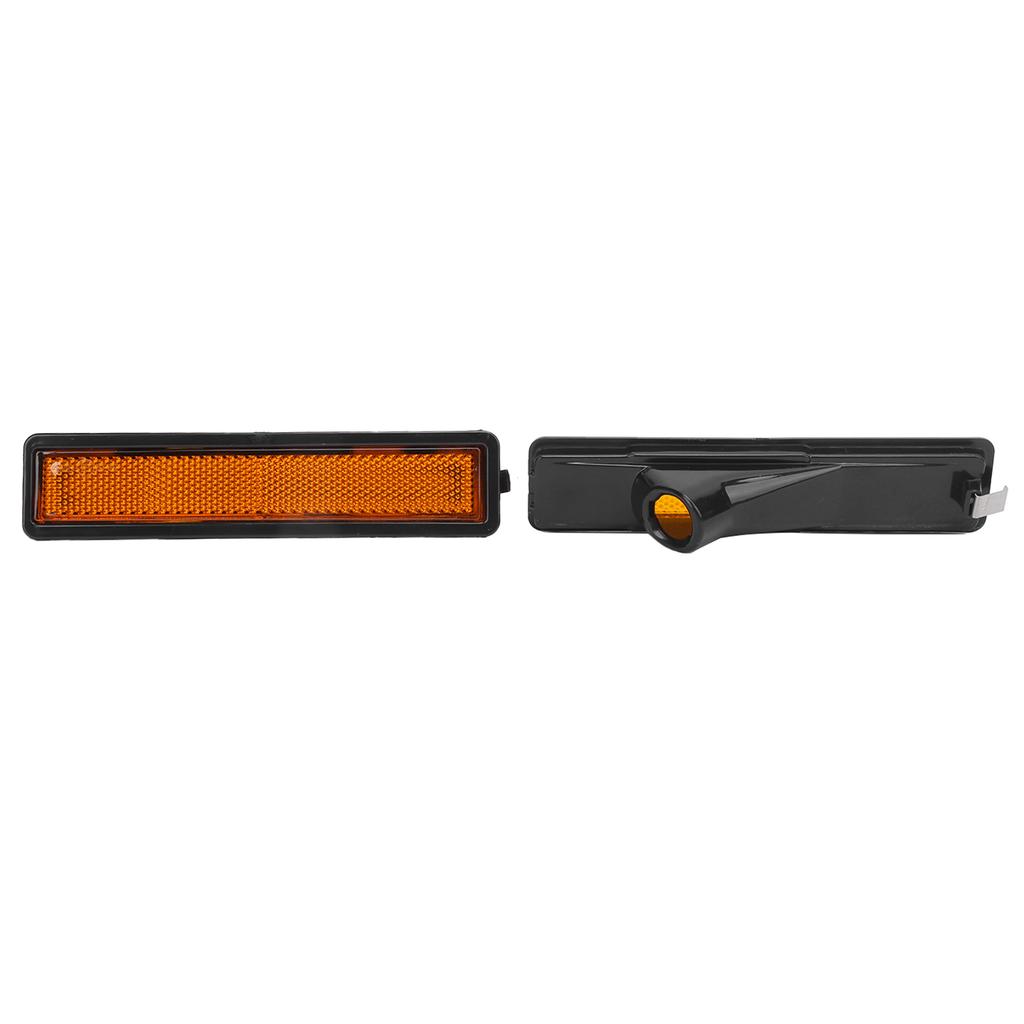 2pcs Front Side Marker Light Cover Lens 63141377849 Replacement for E30 E32 E34 318i 325i 525i 735i