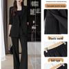 Women's 2025 Formal & Casual Suit Set with Padded Jacket for Spring-Autumn