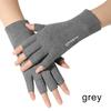 Autumn Winter German Velvet Warm Gloves Half Finger Gloves Semi-Finger Short Mittens Riding Gloves