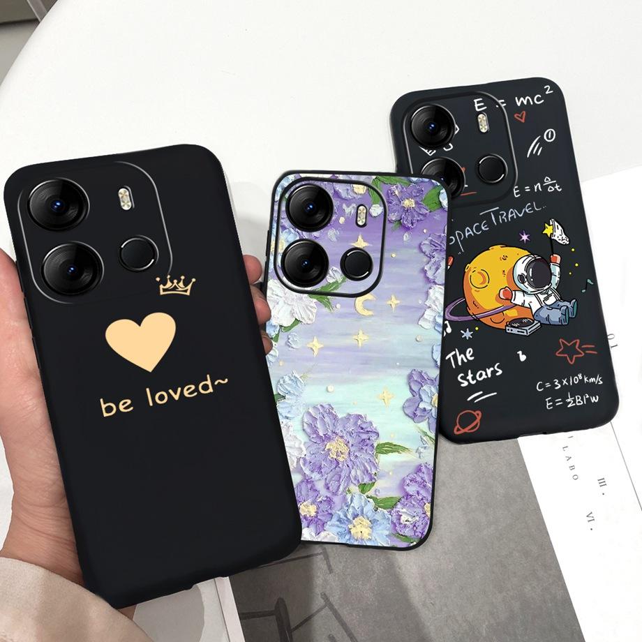For Tecno Spark GO 2023 Case Stylish Fashion Soft Silicone TPU Housing Capa For Tecno Pop 7 Pro Pop7 Coque Pop7 BF6 BF7 Bumper