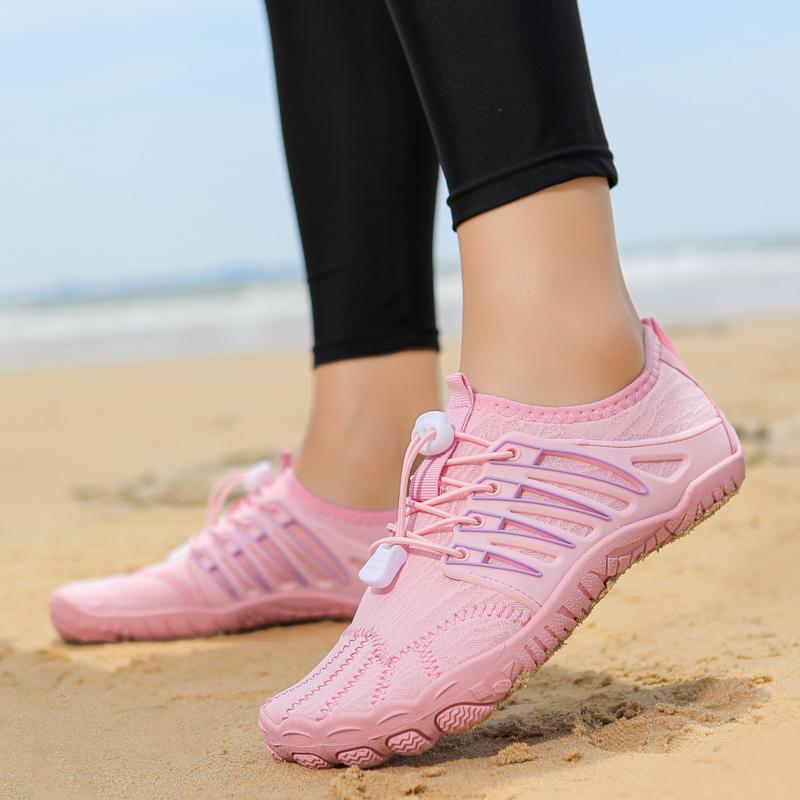 Unisex Aqua Schuhe Leicht Atmungsaktiv Outdoor Watschuhe Schnelltrocknend Strand Aqua Schuhe zum Schwimmen Surfen Kajakfahren Übergröße 36-46