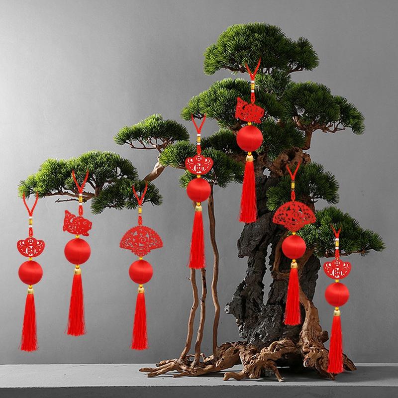 Chinese New Year Pendant Snake Year Decoration Year of The Snake Wall Plant Hanging Pendant Chinese Spring Festival Ornaments