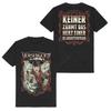 T-shirt in puro cotone a maniche corte stampate stile americano della band tedesca Versengold, musica rock trendy occidentale e orientale