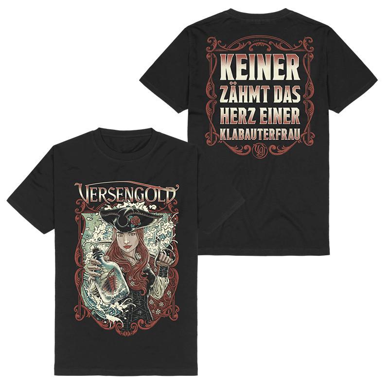 

Versengold German band Western and Eastern trendy rock music T-shirt with American-style pure cotton printed short sleeves 2XL