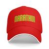 Marathon Game Green Logo Casual Baseball Cap  Hiking Fishing Trucker Hat Summer Sun Visor Women Unisex Stylish Baseball Caps