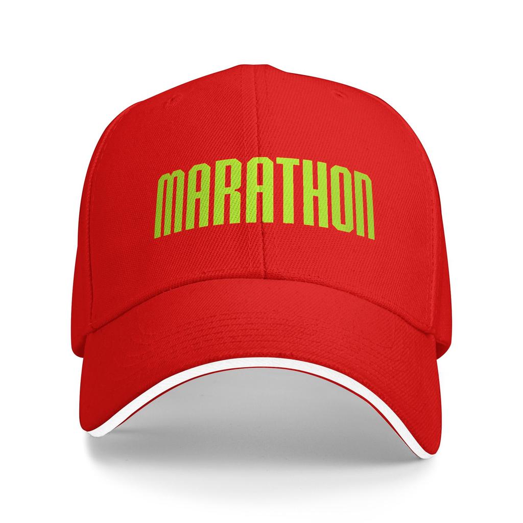 Marathon Game Green Logo Casual Baseball Cap Hiking Fishing Trucker Hat Summer Sun Visor Women Unisex Stylish Baseball Caps