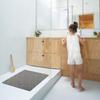 Wasserdichte, rutschfeste Badezimmermatte – 53 cm x 53 cm, Dusch- und Bodenteppich aus Schaumstoff für Türschwelle, Toilette, Küche – unverzichtbarer Haushaltsgegenstand