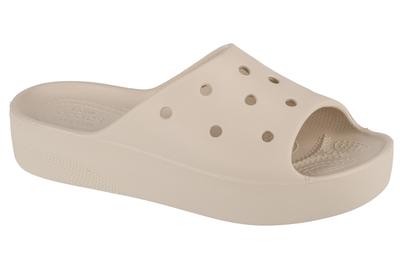 Classic Platform Slide, Womens Grey Slides