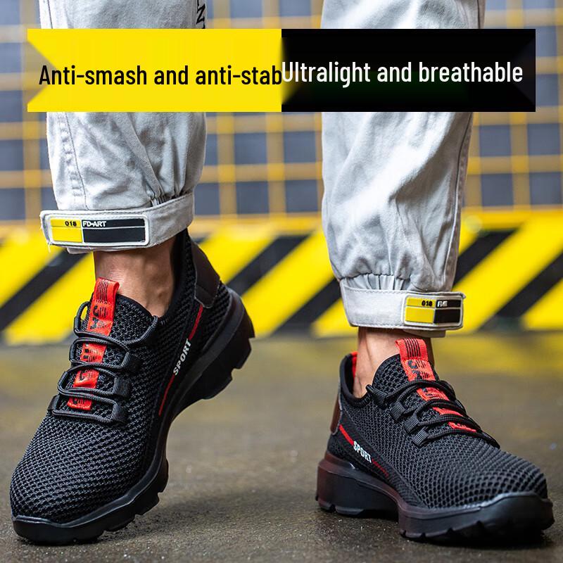 Old Steward Steel-Toe Puncture-Resistant Safety Work Shoes