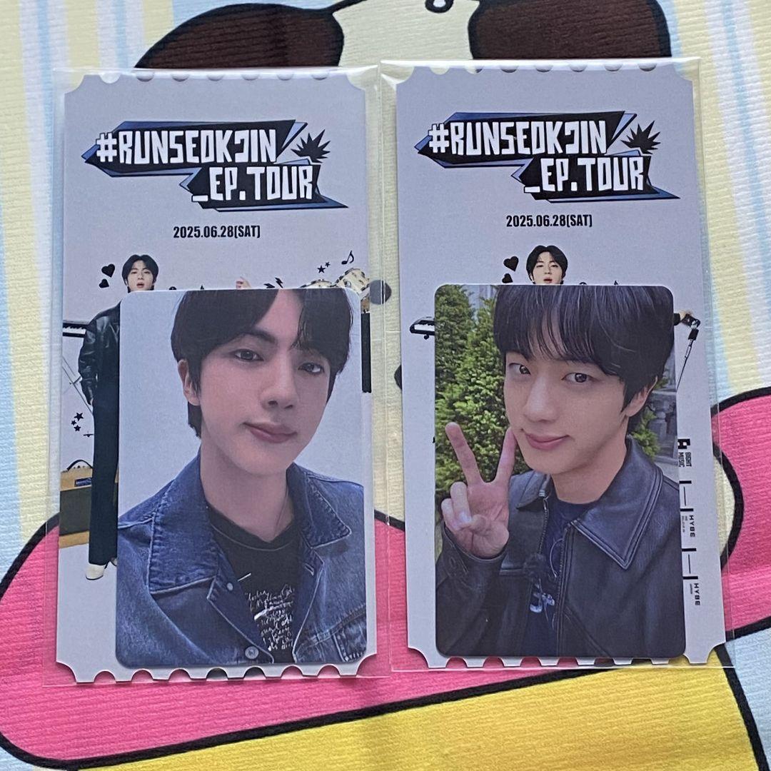 

[USED] JIN BTS 6/28 RUNSEOKJIN_EP.TOUR Trading Cards (2 Types)