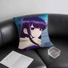 1pc Anime Character Komi Shouko Pillow Case Fashion Square Pillowcase Bedroom Sofa Room Ins Decoration Leisure