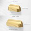 Zinc Alloy Material Drawer Pulls Curved Edges Design Drawer Handles  Kitchen Cabinets