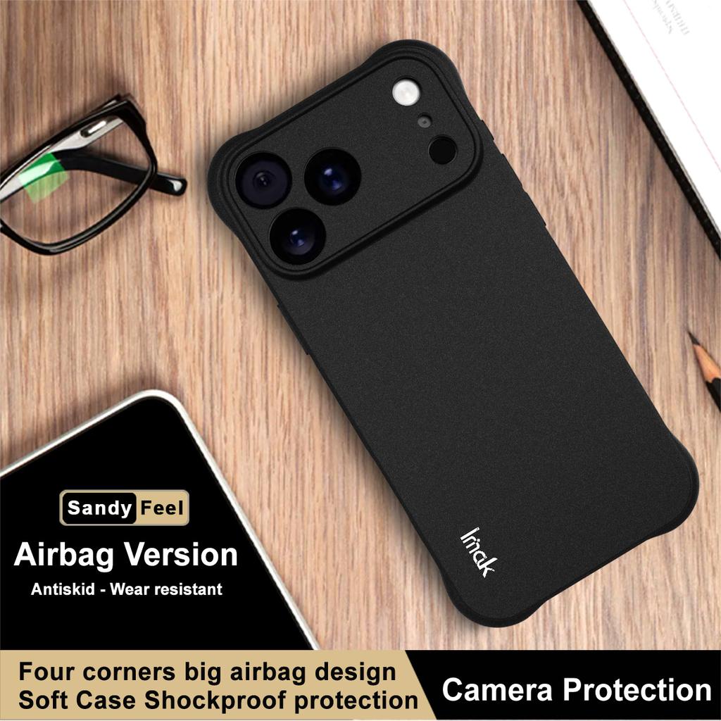 IMAK For iPhone 17 Pro Max Case TPU Phone Cover Airbag Shockproof Protection