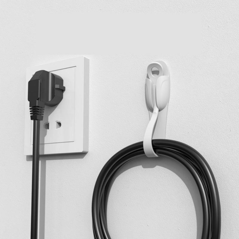 Klips do kabli, Samoprzylepne organizery do kabli Uchwyt na przewody Klips do przewodów Zarządzanie przewodami Samoprzylepny haczyk Uchwyt na przewody do biura