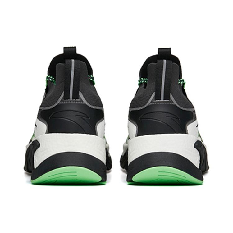 Anta Keep Moving Pro Running Shoes 'Black Green' Men's 112145596-6