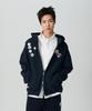 Beyond Closet Normantic Heavyweight Oversized Zip-Up Hoodie Navy